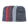 Chapeau de bonnet chaud à double couche de bonnet tricoté pour homme (HW424)